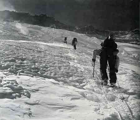 
Climbers From Rob Hall's Team Ascending Lhotse Face - Into Thin Air Illustrated Edition (Jon Krakauer) book
